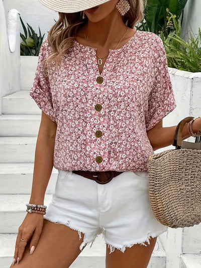 MIRELIA | LÄTT FLORAL BLUS