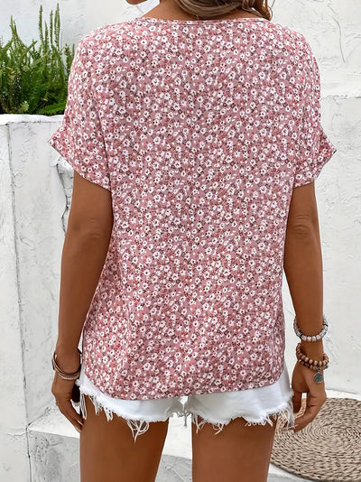 MIRELIA | LÄTT FLORAL BLUS