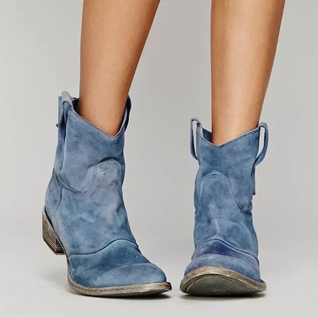 Feliciti - Vintage støvletter i cowboystil