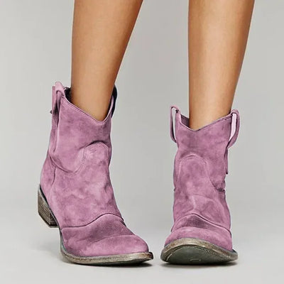Feliciti - Vintage støvletter i cowboystil