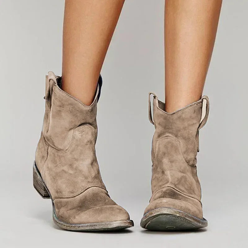 Feliciti - Vintage støvletter i cowboystil