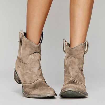 Feliciti - Vintage støvletter i cowboystil