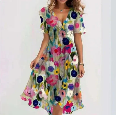 Matilde™  | Elegant Abito Maxi med Scollatura til V
