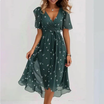 Matilde™  | Elegant Abito Maxi med Scollatura til V