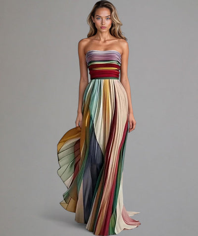 FLORA - FARGERIK ERMEløs DRESS
