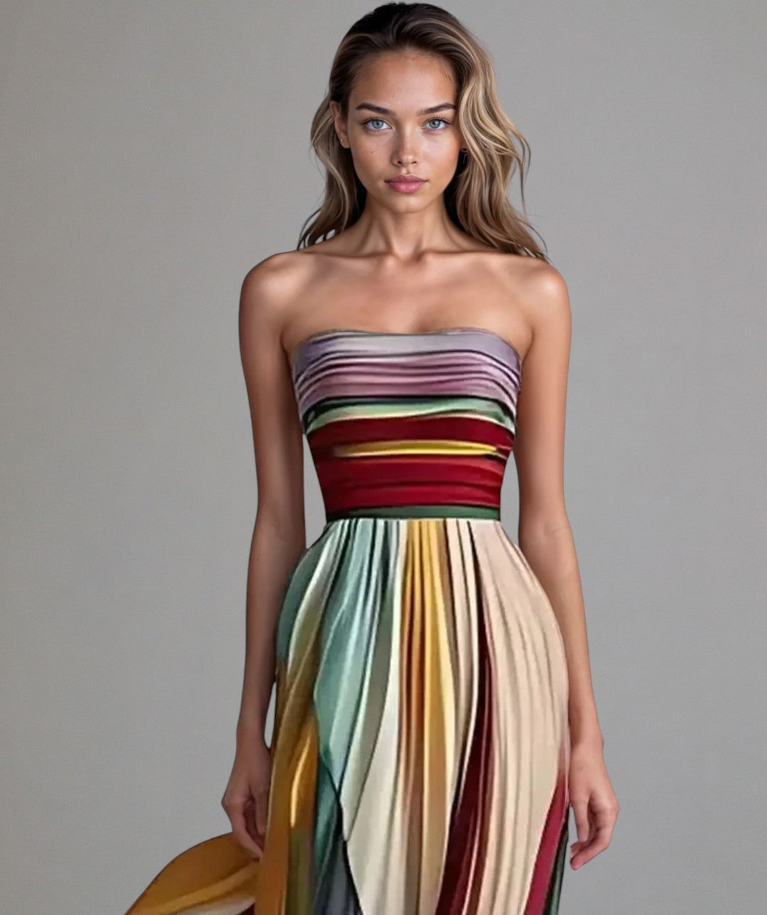 FLORA - FARGERIK ERMEløs DRESS